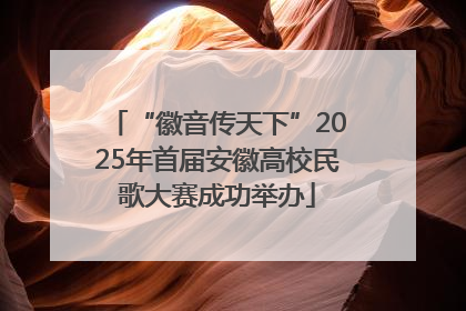 “徽音传天下”2025年首届安徽高校民歌大赛成功举办