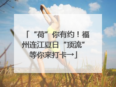 “荷”你有约！福州连江夏日“顶流”等你来打卡→