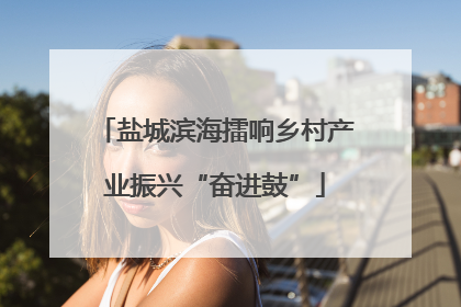 盐城滨海擂响乡村产业振兴“奋进鼓”