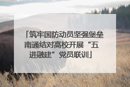 筑牢国防动员坚强堡垒 南通结对高校开展“五进融建”党员联训