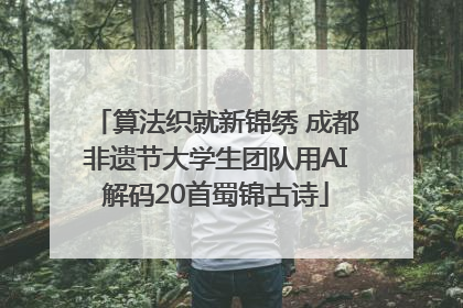 算法织就新锦绣 成都非遗节大学生团队用AI解码20首蜀锦古诗