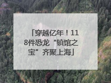 穿越亿年！118件恐龙“镇馆之宝”齐聚上海