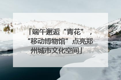 端午邂逅“青花”，“移动博物馆”点亮郑州城市文化空间