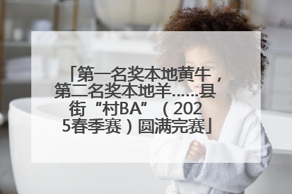 第一名奖本地黄牛，第二名奖本地羊……县街“村BA”（2025春季赛）圆满完赛