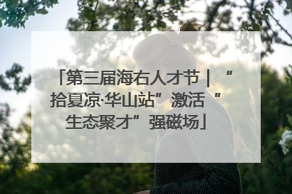 第三届海右人才节｜“拾夏凉·华山站”激活“生态聚才”强磁场