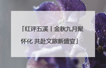 红评五溪丨金秋九月聚怀化 共赴文旅新盛宴