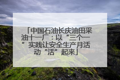 中国石油长庆油田采油十一厂：以“三个一”实践让安全生产月活动“活”起来