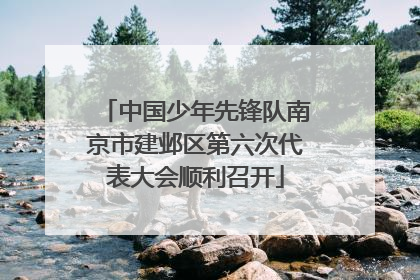 中国少年先锋队南京市建邺区第六次代表大会顺利召开
