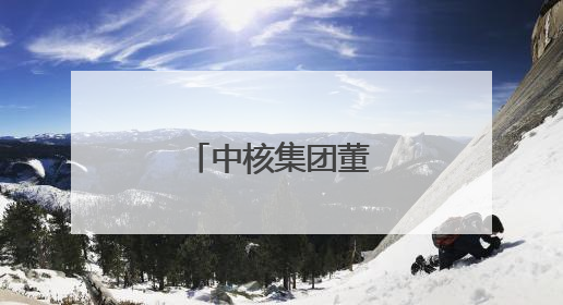 中核集团董事长调整