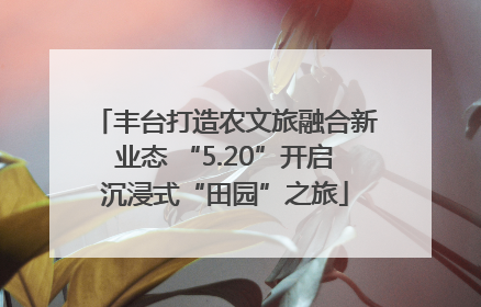 丰台打造农文旅融合新业态 “5.20”开启沉浸式“田园”之旅