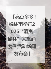 亮点多多！榆林市举行2025“清爽榆林”文旅消费季活动新闻发布会