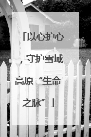 以心护心，守护雪域高原“生命之脉”