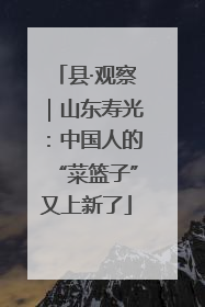 县·观察｜山东寿光：中国人的“菜篮子”又上新了