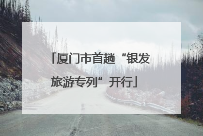 厦门市首趟“银发旅游专列”开行