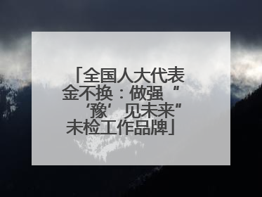 全国人大代表金不换：做强“‘豫’见未来”未检工作品牌