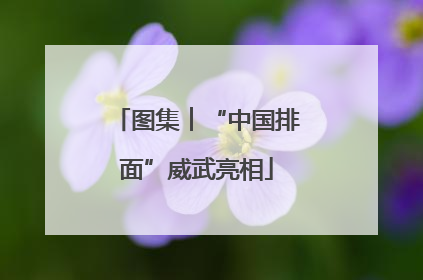 图集︱“中国排面”威武亮相