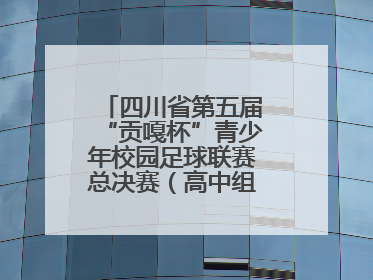 四川省第五届“贡嘎杯”青少年校园足球联赛总决赛（高中组）火热开赛
