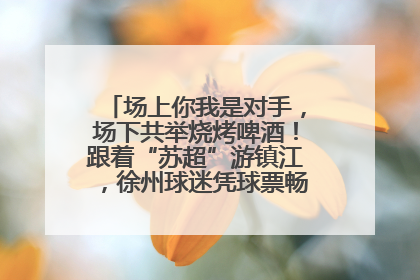 场上你我是对手，场下共举烧烤啤酒！跟着“苏超”游镇江，徐州球迷凭球票畅游名山胜景