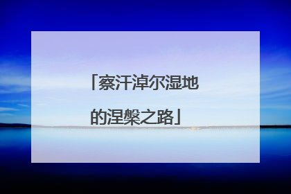 察汗淖尔湿地的涅槃之路