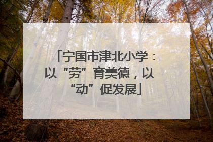 宁国市津北小学：以“劳”育美德，以“动”促发展