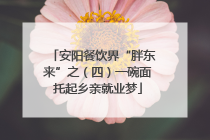 安阳餐饮界“胖东来”之（四）一碗面托起乡亲就业梦
