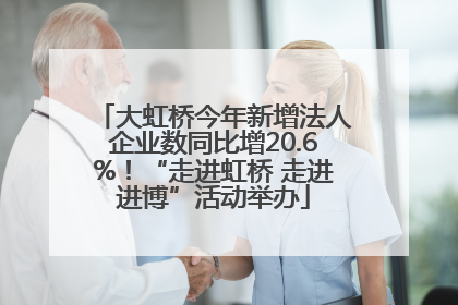 大虹桥今年新增法人企业数同比增20.6%！“走进虹桥 走进进博”活动举办