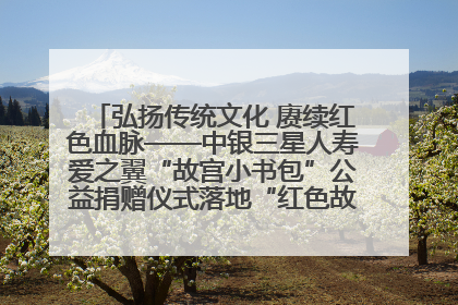 弘扬传统文化 赓续红色血脉——中银三星人寿爱之翼“故宫小书包”公益捐赠仪式落地“红色故都”江西瑞金