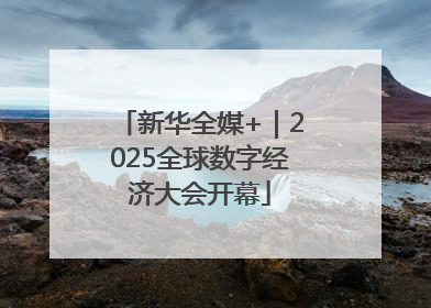 新华全媒+｜2025全球数字经济大会开幕