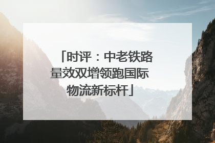 时评：中老铁路量效双增领跑国际物流新标杆