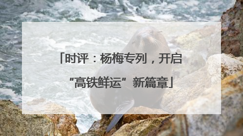 时评：杨梅专列，开启“高铁鲜运”新篇章