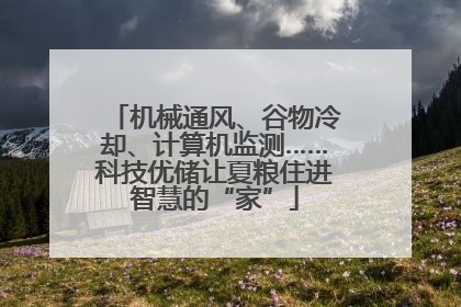 机械通风、谷物冷却、计算机监测……科技优储让夏粮住进智慧的“家”