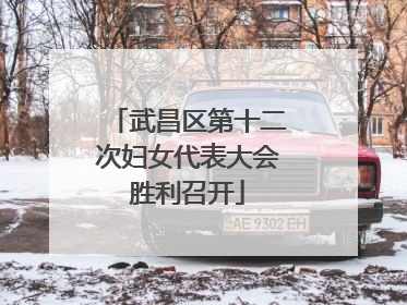 武昌区第十二次妇女代表大会胜利召开