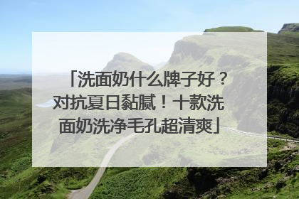 洗面奶什么牌子好？对抗夏日黏腻！十款洗面奶洗净毛孔超清爽