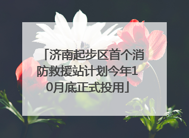 济南起步区首个消防救援站计划今年10月底正式投用
