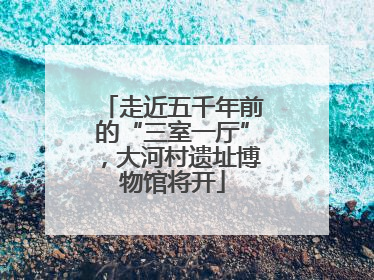 走近五千年前的“三室一厅”，大河村遗址博物馆将开