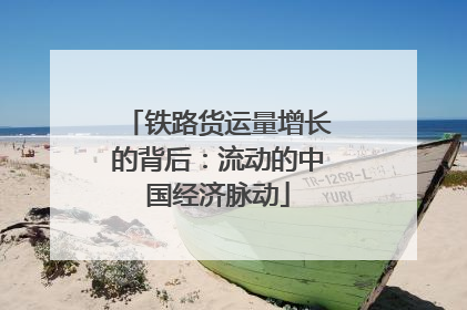 铁路货运量增长的背后：流动的中国经济脉动