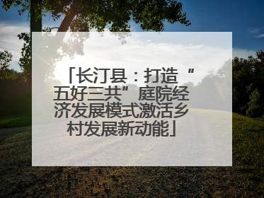 长汀县：打造“五好三共”庭院经济发展模式激活乡村发展新动能