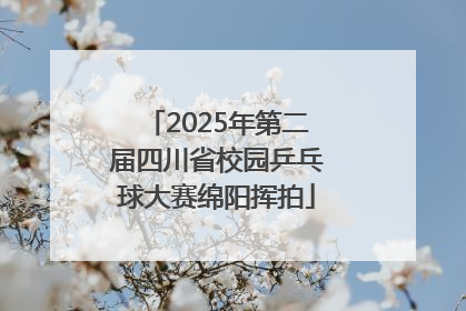 2025年第二届四川省校园乒乓球大赛绵阳挥拍