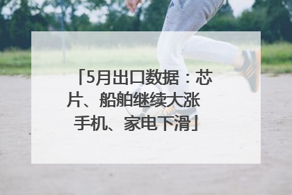 5月出口数据：芯片、船舶继续大涨 手机、家电下滑